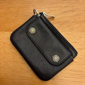 LOMEI Zipper Compact Wallet 블랙