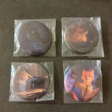 주토피아 닉 주디 캔뱃지 가챠가챠 묶음 판매