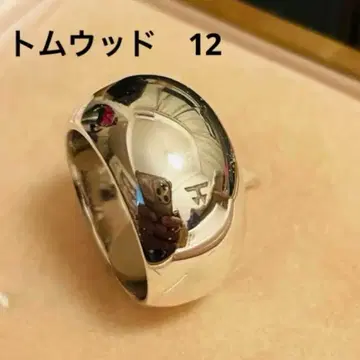 톰우드 12호 아이스 반지 스털링 실버 925 새상품급