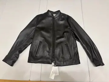 나노 유니버스 밴드 카라 가죽 싱글 라이더 자켓