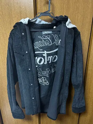 norton norton 자수 코듀로이 셔츠