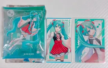 프로세카 스시로 카드 스티커 아크릴 스탠드 멀티 파우치 하츠네 미쿠