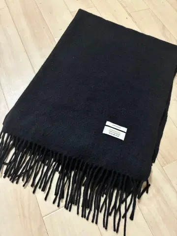 JOURNAL STANDARD 100% 캐시미어 블랙 머플러