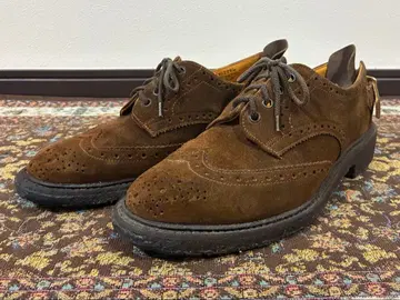 [ Tricker's x NEPENTHES ] 스웨이드 윙 칩 신발