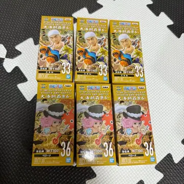 원피스 월드 컬렉터블 피규어 대해적백경6 2종 6체 세트 1