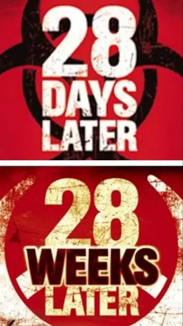 총 2점 블루레이 28일 후 / 28주 후 세트 묶음 판매 대니 보일