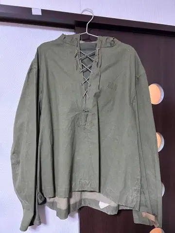 40's us navy 데크 레인 후드티 빈티지