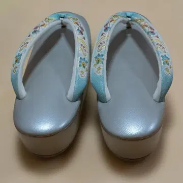 이토츄 천연 가죽 명주솜 조리 맞춤 스카이블루 계열 + 오카쥬 하나오