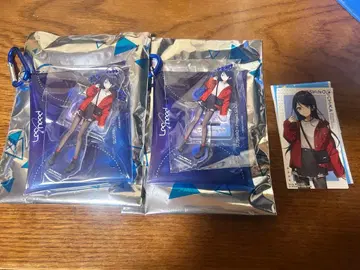 프로세카 스시로 아크링 키링 파우치 2개 스티커 호시노 이치카