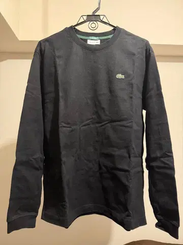 LACOSTE 롱 T 블랙 라코스테