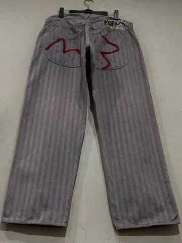 신 에비스 신두 에비수 에비스 LOT 2007 헤링본 데님 팬츠