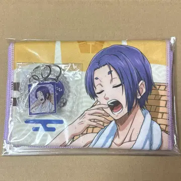 극락탕 블루 록 미카게 레오 타월 키링