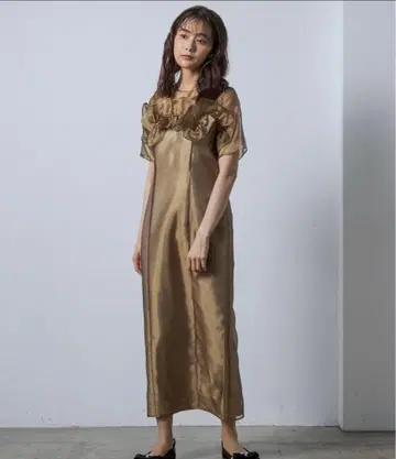 kaene 골드 드레스