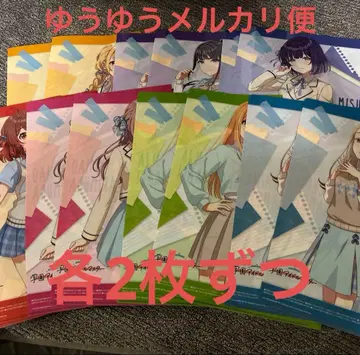 학원 아이돌 마스터 로손 클리어 파일 전종 세트 x 2