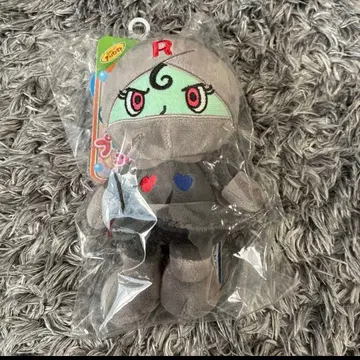 호빵맨 봉제 인형 블랙 롤빵나 쁘띠 빈즈 미사용 새상품