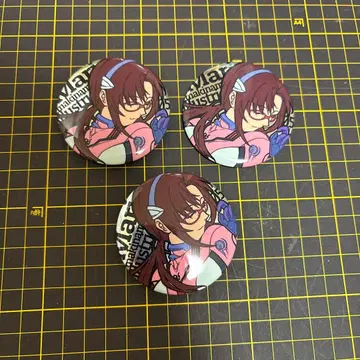 해외 공식품 에반게리온 캔뱃지 세트 마리