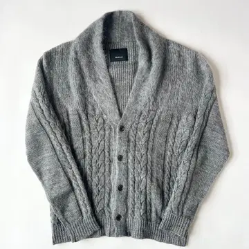 새상품급 에이트 서커스 08sircus 가디건 니트 숄카라