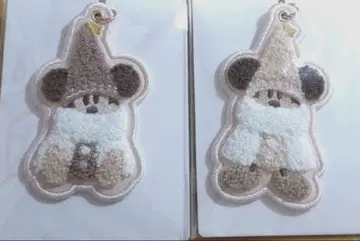 디즈니 크리스마스 2025 릴린링 키체인 2점 세트