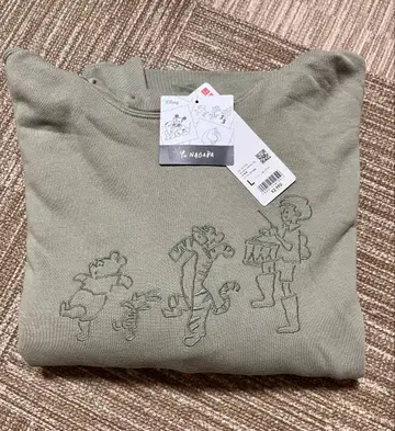 UNIQLO 매직 포 올 위드 나가바 오스 맨투맨 풀 후드티 푸우