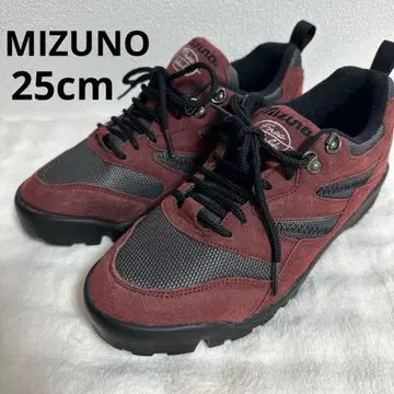MIZUNO 프리 워크 버건디 스니커즈 트레킹 슈즈 25cm