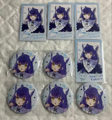 아마미야 코코로 와니얀 days 캔뱃지 폴라로이드풍 카드