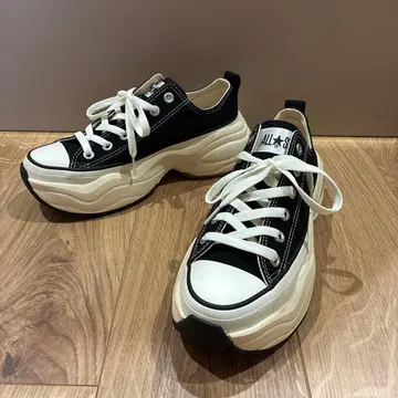 가격 인하 컨버스 converse 통굽 서지 트레이닝복 24.5cm 블랙