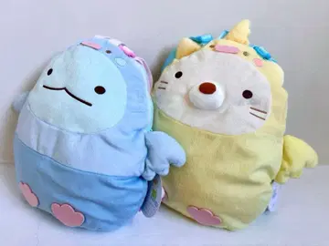 스미코구라시 모두 함께 코토리콧 봉제 인형 백팩 2개 고양이 토카게