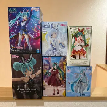 하츠네 미쿠 피규어 6개 세트