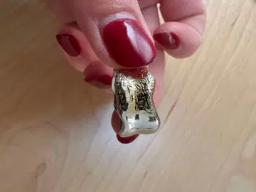 soierie 실버 골드 반지