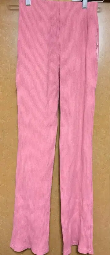 Sea Room lynn 핑크 리브 슬랙스 M 사이즈