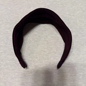 컴플렉스 비즈 머리띠 벨벳 와인 레드 Complex Biz