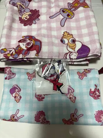 어메이징 디지털 서커스 미스터리 박스 타월 안아줘 대장 아크링 키링