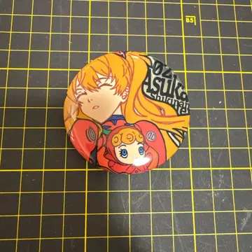 해외 공식품 에반게리온 캔뱃지 아스카