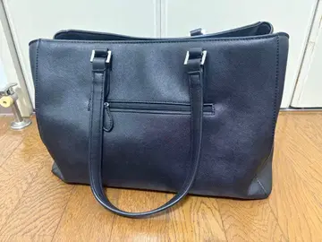 여성용 비즈니스 백 블랙 합성 피혁 취업활동