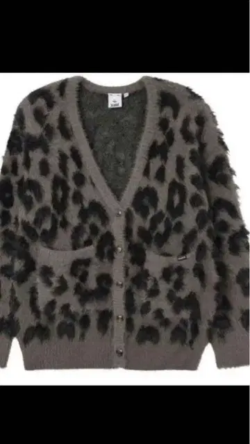 x-girl 레오파드 가디건