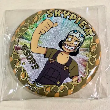 원피스 우솝 캔뱃지 초기 디자인 스카이피아