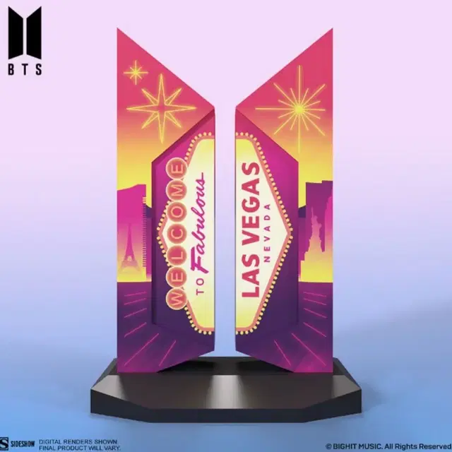 BTS 로고 라스베가스 에디션 Sideshow