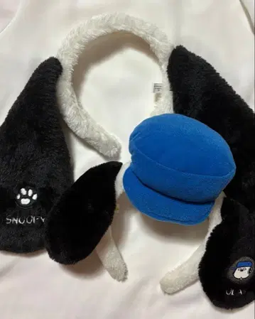 USJ 스누피 올라프 머리띠 세트