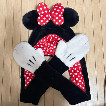 미니 마우스 머플러 캡