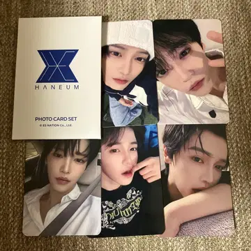 찬하누름 트레이딩 카드 세트 5장 팬미