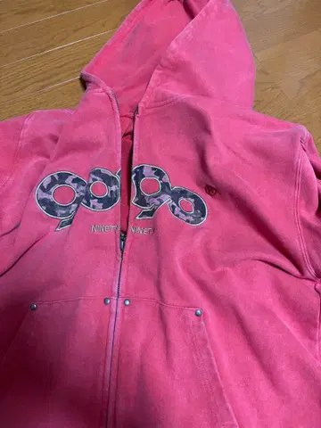 9090 빨간색 후드티