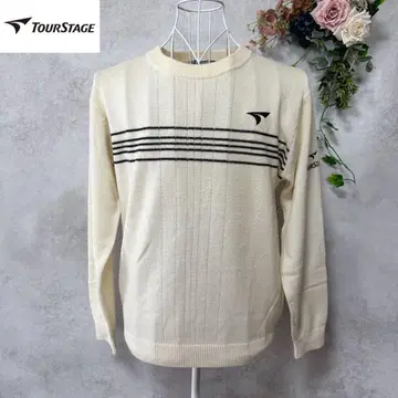 TOUR STAGE 투어 스테이지 니트 스웨터 골프웨어 캐시미어