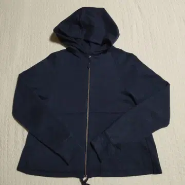 요건 레일 코튼 린넨 후드티 다크 네이비 가슴 너비 약 45 바바구리