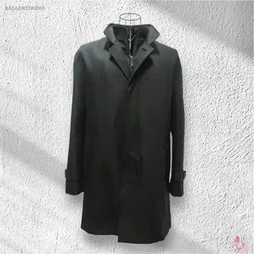 BALLERSTRINO 남성용 코트 블랙 BB6 빅