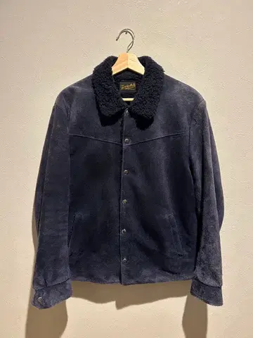 텐더 로인 안장 스웨이드 네이비