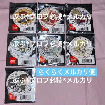 이나즈마 일레븐 x 산리오 캐릭터즈 캔뱃지 묶음 판매 총 7점