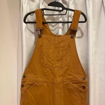 브라운 코튼 오버롤