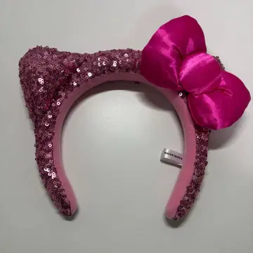 USJ 키티 머리띠 스팽글