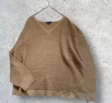 빅 사이즈! INDIVI 리브 니트 풀오버 넉넉한 사이즈 19