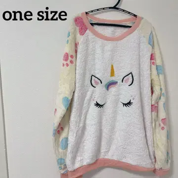 트레이닝복 [ one size ] 유니콘 디자인 트레이닝복 파자마 홈웨어